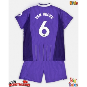 Tottenham Hotspur Jan Paul van Hecke #6 Replica Third Stadium Kit for Kids 2026-27 Short Sleeve (+ pants)